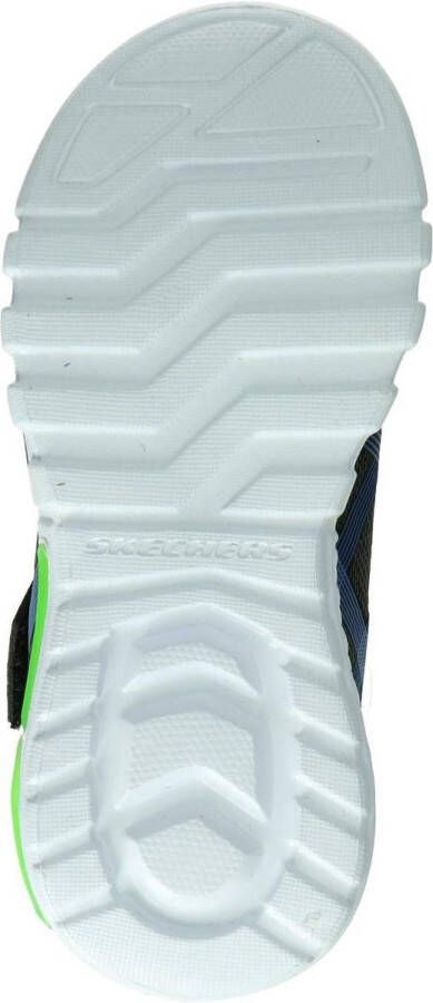 Skechers Flex Glow Jongens Sneakers Black Blue Lime