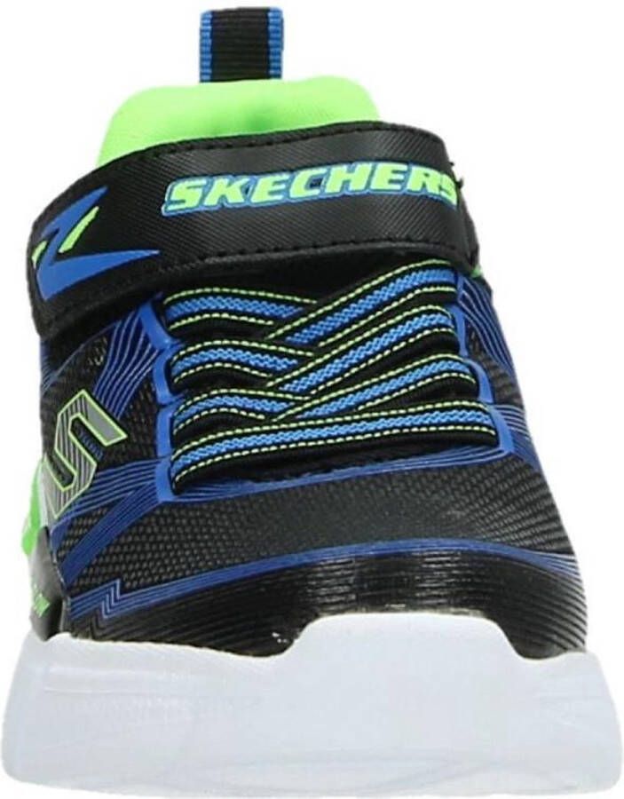 Skechers Flex Glow Jongens Sneakers Black Blue Lime