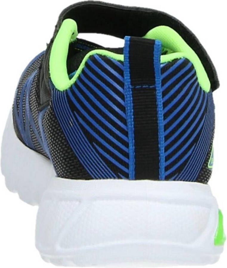 Skechers Flex Glow Jongens Sneakers Black Blue Lime