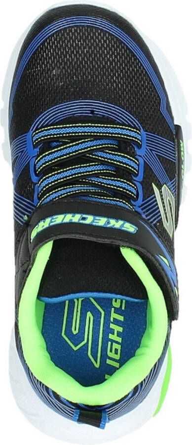 Skechers Flex Glow Jongens Sneakers Black Blue Lime