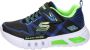 Skechers Flex-Glow Jongens Sneakers Black Blue Lime - Thumbnail 56