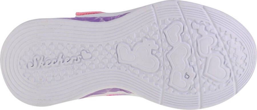 Skechers Flutter Heart Lights 302315N-PKMT voor meisje Roze Sneakers Sportschoenen - Foto 4