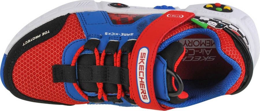 Skechers Gametronix 402260L-BLMT voor een jongen Rood Sneakers