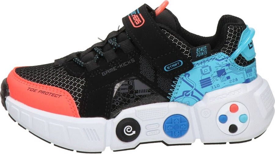 Skechers Gametronix Kids Sneakers Zwart Multi