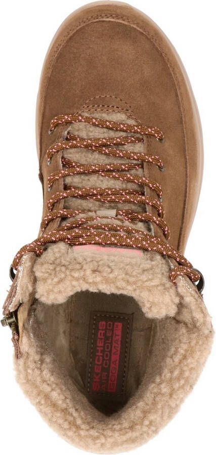 Skechers Glacial Ultra Woodlands Dames Laarzen Bruin