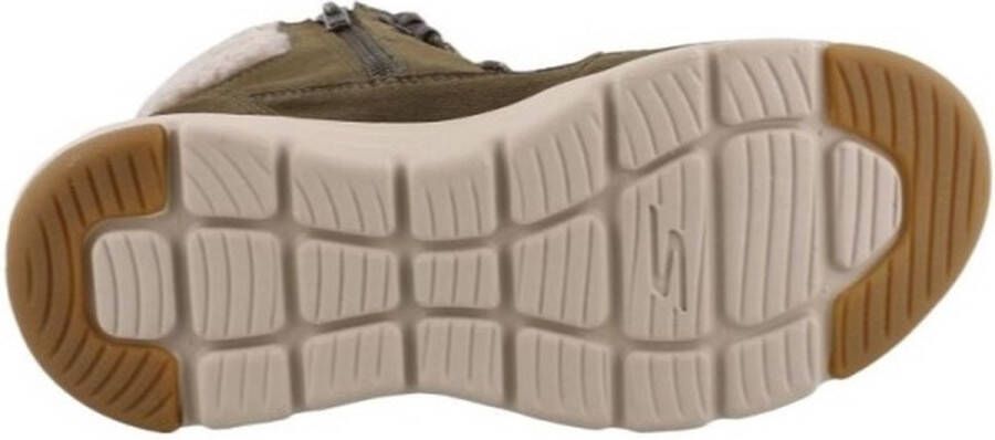 Skechers Glacial Ultra Woodlands Dames Laarzen Groen