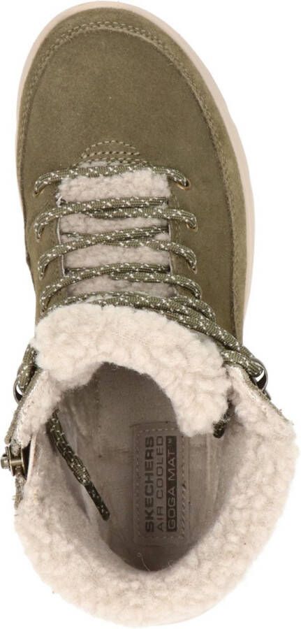 Skechers Glacial Ultra Woodlands Dames Laarzen Groen