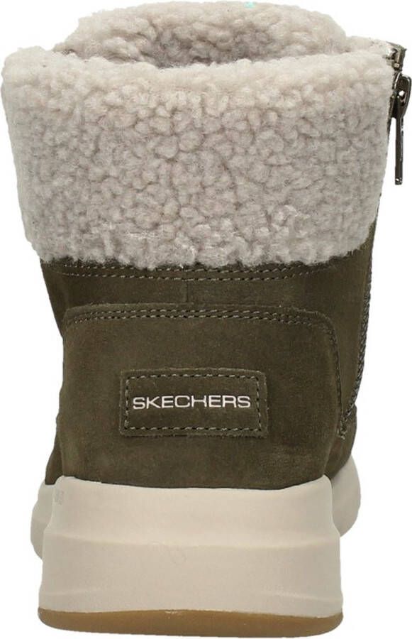 Skechers Glacial Ultra Woodlands Dames Laarzen Groen