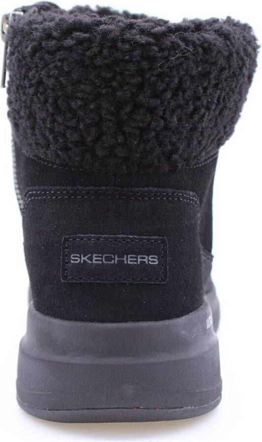 Skechers Glacial Ultra Woodlands Dames Laarzen Zwart