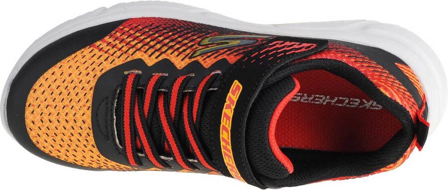 Skechers GO Run 650-Norvo 405035L-BKRD voor een jongen Oranje Sneakers Sportschoenen