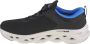 Skechers Go Run Swirl Tech-Dash Charge 220302-BKBL Mannen Zwart Hardloopschoenen - Thumbnail 3