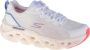 Skechers Go Run Swirl Tech-Outbreak 128794-WBLP Vrouwen Wit Hardloopschoenen - Thumbnail 4