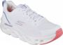 Skechers Go Run Swirl Tech-Outbreak 128794-WBLP Vrouwen Wit Hardloopschoenen - Thumbnail 10