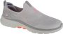 Skechers Go Walk 6 124502-GYCL Vrouwen Grijs Sneakers Sportschoenen - Thumbnail 2