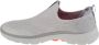 Skechers Go Walk 6 124502-GYCL Vrouwen Grijs Sneakers Sportschoenen - Thumbnail 5