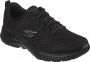 Skechers Go Walk 6 Avalo 216209-BBK Mannen Zwart Sneakers - Thumbnail 6