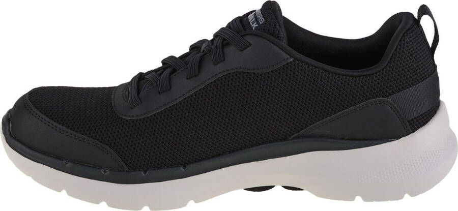 Skechers Go Walk 6 Bold Knight 216204-BLK Mannen Zwart Sneakers Sportschoenen