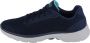 Skechers Go Walk 6 Iconic Vision 124514-NVTQ Vrouwen Marineblauw Sneakers Sportschoenen - Thumbnail 5