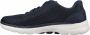 Skechers Go Walk 6 Iconic Vision 124514-NVTQ Vrouwen Marineblauw Sneakers Sportschoenen - Thumbnail 6