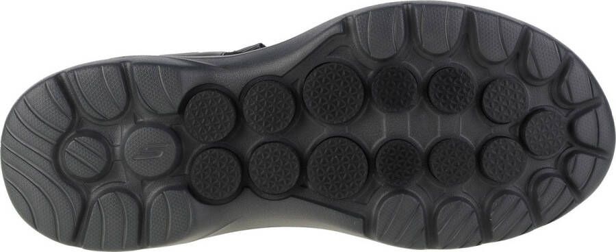 Skechers Go Walk 6 Sandal 229126-BKGY Mannen Zwart Sandalen