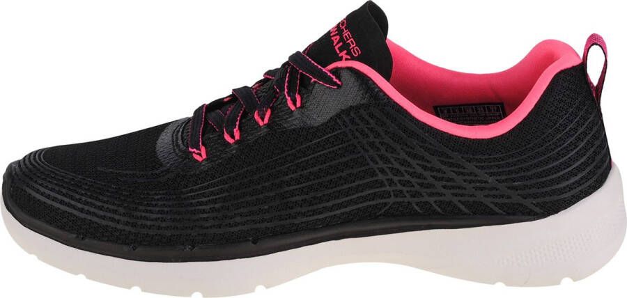 Skechers Go Walk 6 Stunning Glow 124554-BKHP Vrouwen Zwart Sneakers Sportschoenen - Foto 2