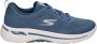 Skechers Go walk Arch Fit dames sneaker Blauw - Thumbnail 5