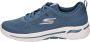 Skechers Go walk Arch Fit dames sneaker Blauw - Thumbnail 6