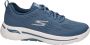 Skechers Go walk Arch Fit dames sneaker Blauw - Thumbnail 7