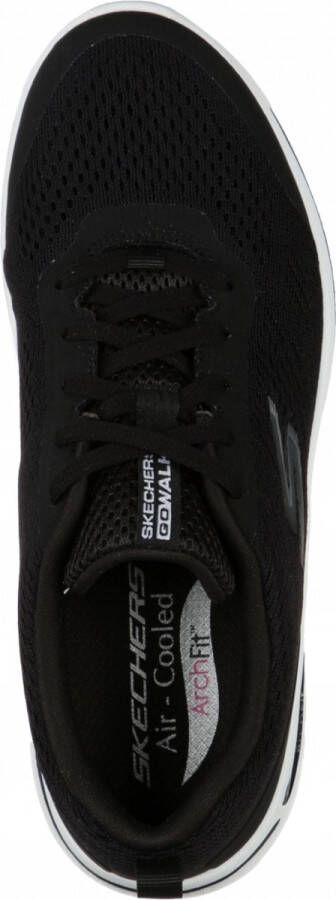 Skechers Go walk Arch Fit dames sneaker Zwart