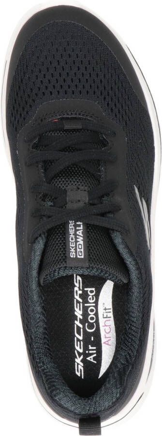 Skechers Go walk Arch Fit dames sneaker Zwart