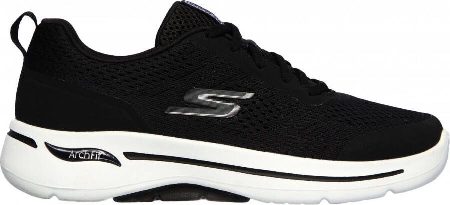 Skechers Go walk Arch Fit dames sneaker Zwart