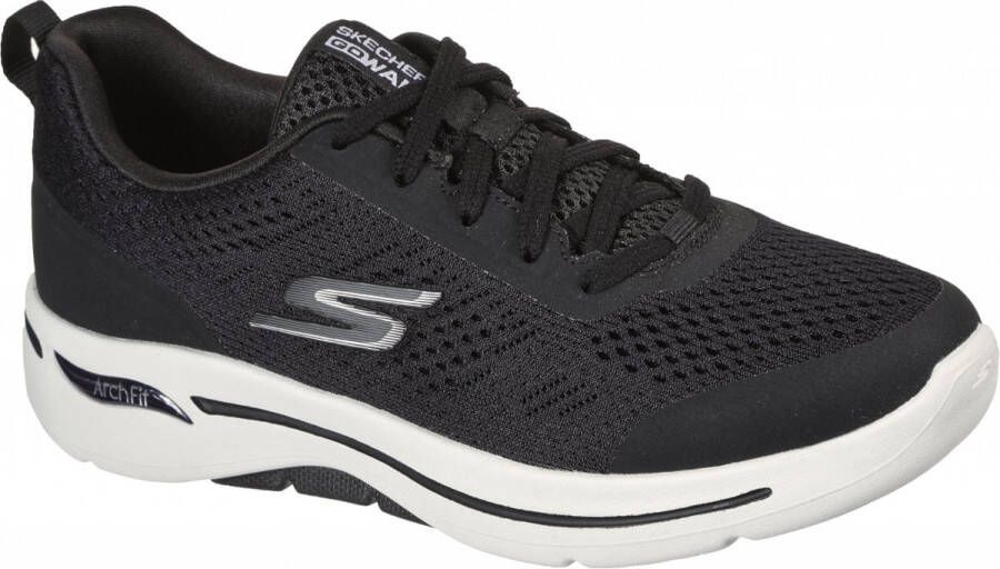 Skechers Go walk Arch Fit dames sneaker Zwart