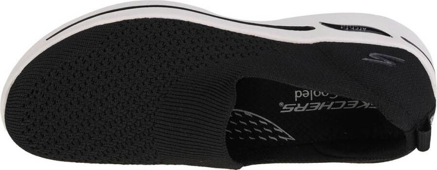 Skechers Go Walk Arch Fit-Delora 124418-BKW Vrouwen Zwart Sneakers