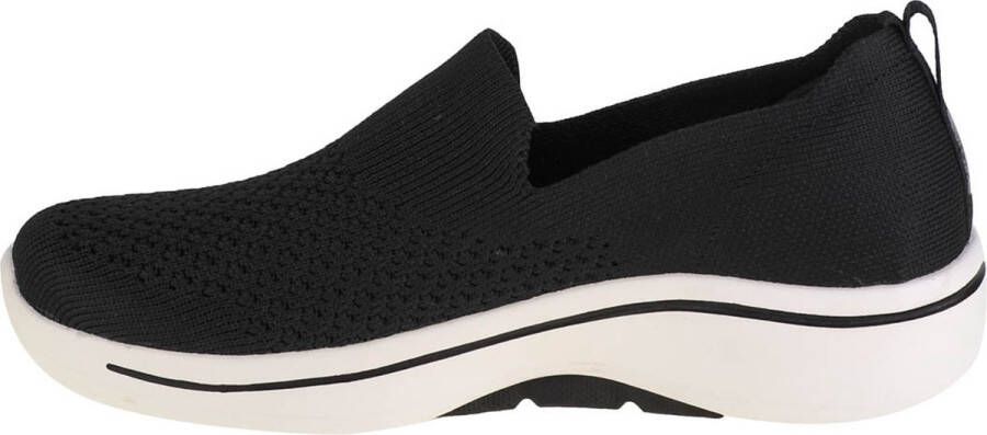 Skechers Go Walk Arch Fit-Delora 124418-BKW Vrouwen Zwart Sneakers