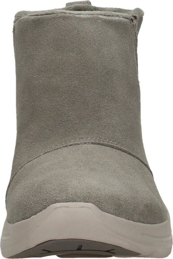 Skechers Go Walk Arch Fit Enkellaarsjes Plat taupe