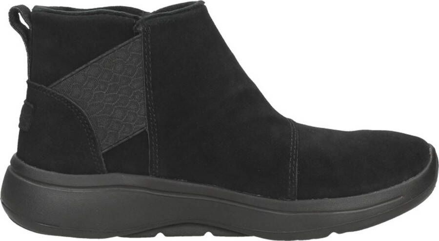 Skechers Go Walk Arch Fit Enkellaarsjes Plat zwart