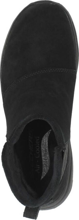 Skechers Go Walk Arch Fit Enkellaarsjes Plat zwart