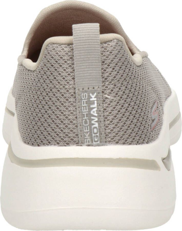 Skechers Go Walk Arch Fit Grateful Dames Instappers Taupe