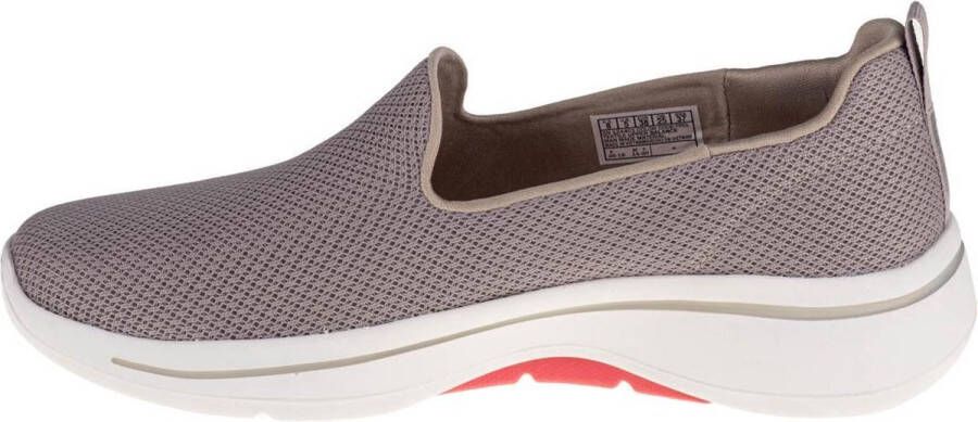 Skechers Go Walk Arch Fit Grateful Dames Instappers Taupe