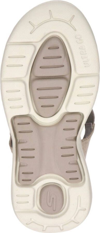 Skechers Go Walk Arch Fit Sandal Tre Dames Sandalen Taupe