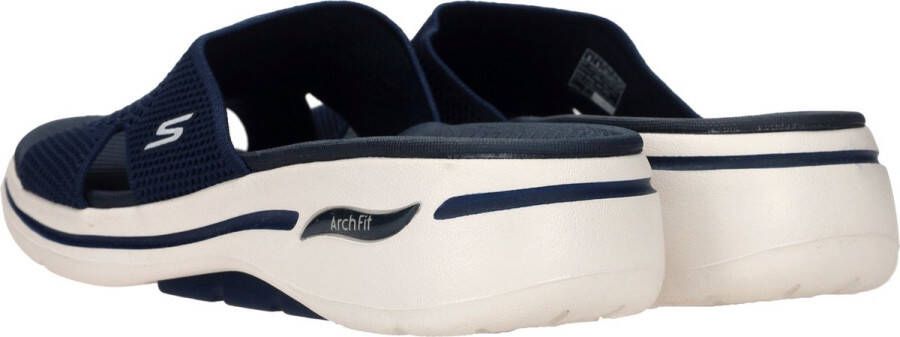 Skechers Go Walk Arch Fit Wort Slipper Vrouwen Blauw