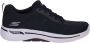 Skechers Go Walk Arch Fit-Delora 124418-BKW Vrouwen Zwart Sneakers - Thumbnail 9