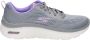 Skechers Fitness Schoenen Hyper Burst GoWalk Sneakers 124578-GYPR - Thumbnail 7