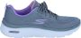 Skechers Fitness Schoenen Hyper Burst GoWalk Sneakers 124578-GYPR - Thumbnail 24