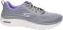 Skechers Fitness Schoenen Hyper Burst GoWalk Sneakers 124578-GYPR - Thumbnail 14