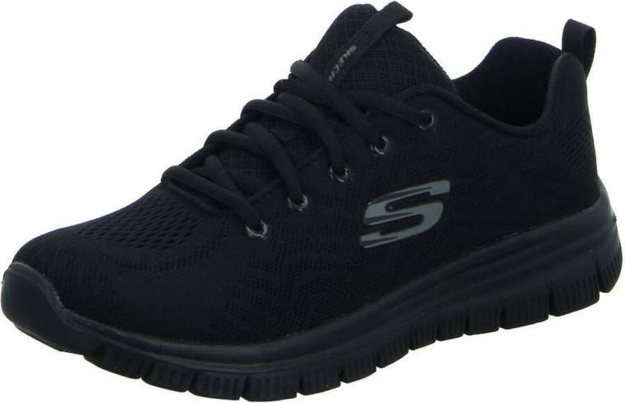 Skechers Sneakers Graceful Get Connected met memory foam vrijetijdsschoen halfschoen veterschoen