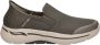 Skechers Slip-ins Go Walk Arch Fit heren instapschoen Taupe - Thumbnail 12