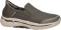 Skechers Slip-ins Go Walk Arch Fit heren instapschoen Taupe - Thumbnail 8