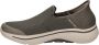 Skechers Slip-ins Go Walk Arch Fit heren instapschoen Taupe - Thumbnail 9