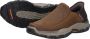 Skechers Bruin Leren Textiel Instapper met Comfortabel Voetbed Brown Heren - Thumbnail 11